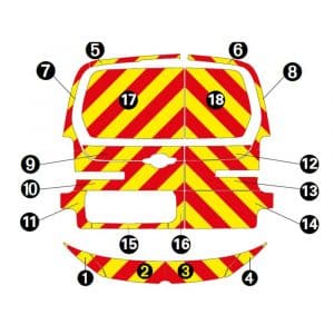 Alternative view of Kit Jaune-Rouge Total - CITROËN Berlingo Tôlé 2 Portes (2023)